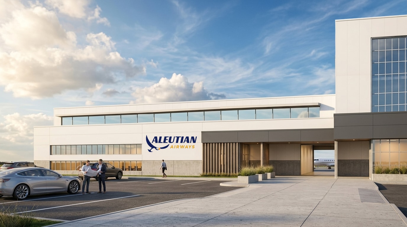 ACCS: Aleutian Airways — Aircraft Maintenance Hangar
